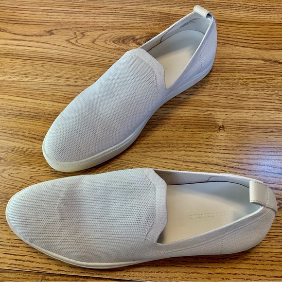 Banana Republic Ivory Knit Slip On Sneakers Size 8.5M Comfort Classic - Picture 2 of 13